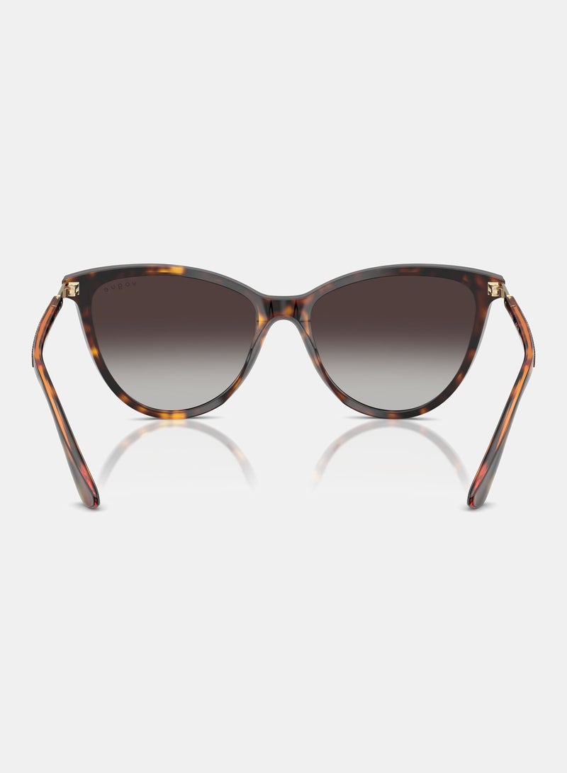Vogue Full Rim Cat Eye Sunglasses 0VO5593SI - Image 4